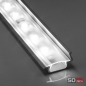 Preview: LED 30° Winkelprofil-88 klar 2 m für LED Streifen