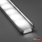 Preview: LED 30° Winkelprofil-88 opal 2 m für LED Streifen