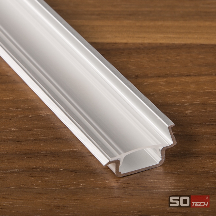 LED 30° Winkelprofil-88 klar 2 m für LED Streifen