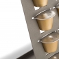 Preview: Kesseböhmer Linero MosaiQ Kapselhalter Titan grau für 35 Kaffee Kapseln