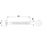 Preview: Befestigungsset für Aufhängeschienen (je 10 Stück Schrauben 5,5 x 60 mm und Dübel 8 mm)