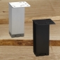 Preview: Möbelfuß ROMEO Höhe 100 mm schwarz o. Chrom matt