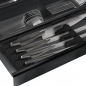 Preview: Messereinsatz für 150er Cuisio Schubladeneinsatz anthrazit 143 x 44 x 53 mm für 4 Messer
