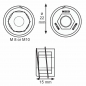 Preview: Tischbeinverbinder Tischbeinbeschlag KEA rund oder eckig