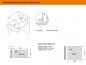 Preview: Modern Box Schubladensystem grau hoch (199 mm) 250 - 550