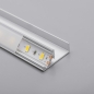 Preview: LED Profil-45A für 19 mm Plattenstärke 2 m mit opaler Abdeckung für LED Streifen