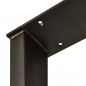 Preview: Design Tischgestell KUFE Industrial / Vintage Look Stahl bis 250 Kg Belastbarkeit höhenverstellbar