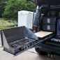 Mobile Preview: Schwerlastauszug 250 Kg mit Einrastfunktion KV1-250-H76-LC 305-1524 mm von JUNKER
