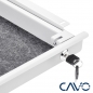 Preview: CAVO Unterbau Schreibtisch Dokumentenschublade Breite 220 - 850 mm abschließbar