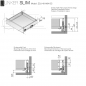 Mobile Preview: Schubladensystem JUNKER SLIM anthrazit H: 84 mm SoftClose bis 40 Kg belastbar