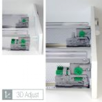 Kesseböhmer 15er-Unterschrankauszug ARENA Style anthrazit 90° 2-etagig mit 3D-Adjust