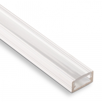 LED Profil 11 Weiß / KLAR 2m für LED Streifen
