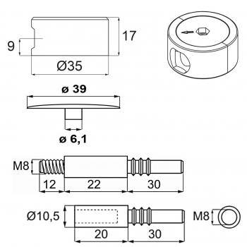 Eck- und Plattenverbinder FUERTE