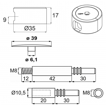 Eck- und Plattenverbinder FUERTE