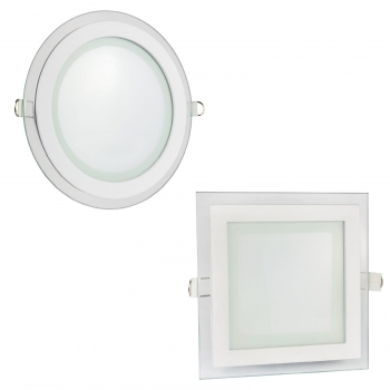 LED-Einbaustrahler ECO rund oder quadratisch 230 V inkl. LED-Treiber