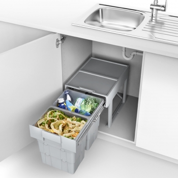 Abfalltrennsystem essensa easywaste mit 2 oder 3-fach Trennung