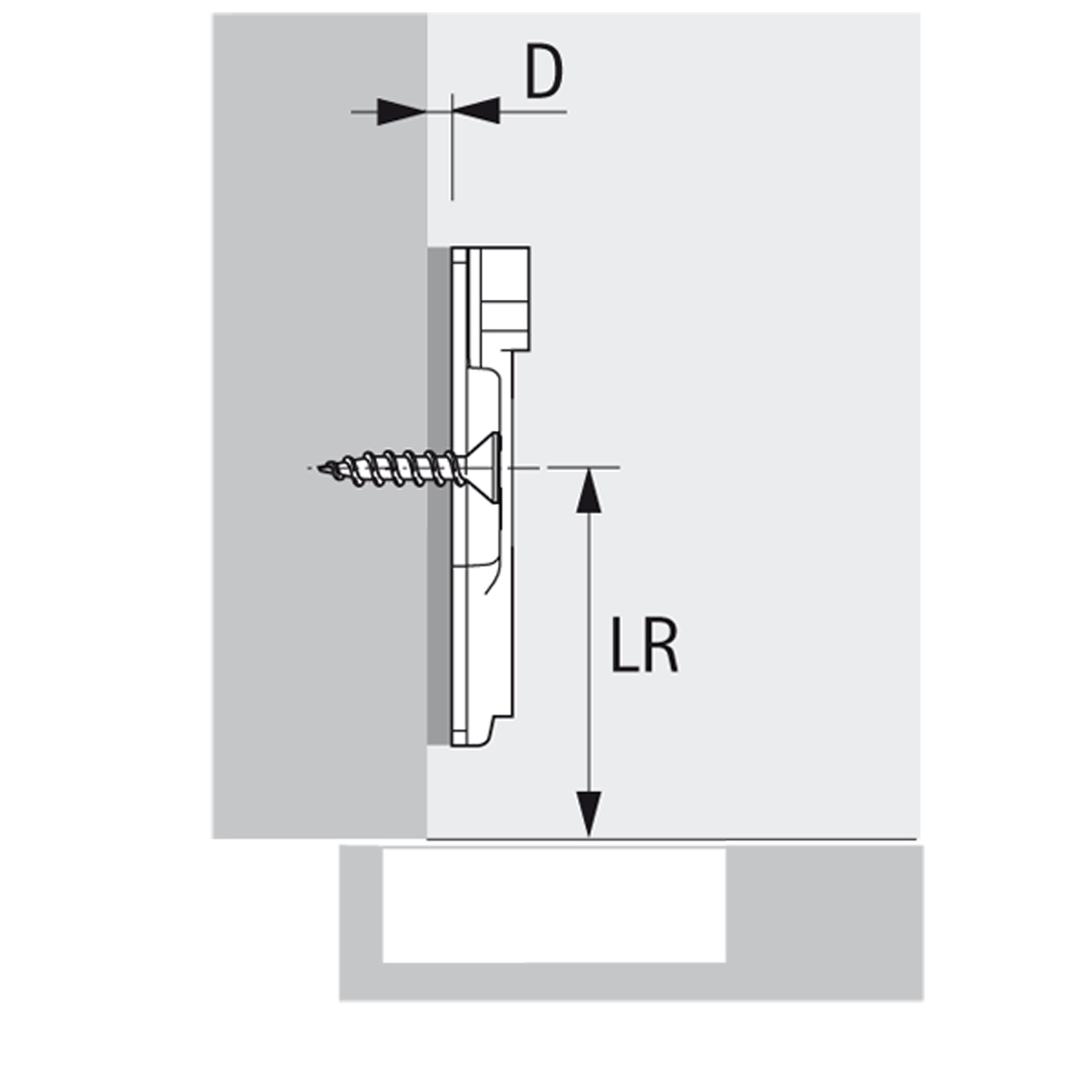 Sensys 110°-Scharnier mit integrierter Dämpfung (Sensys 8645i