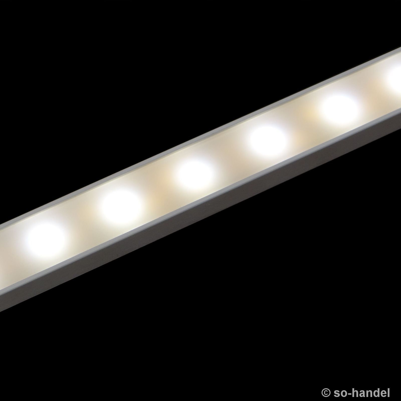 LED Profil 11 Weiß / OPAL 2m für LED Streifen 