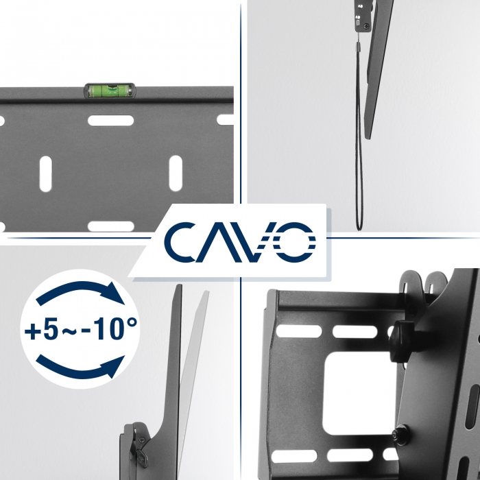 CAVO TV-Wandhalterung 60 - 100 Zoll neigbar