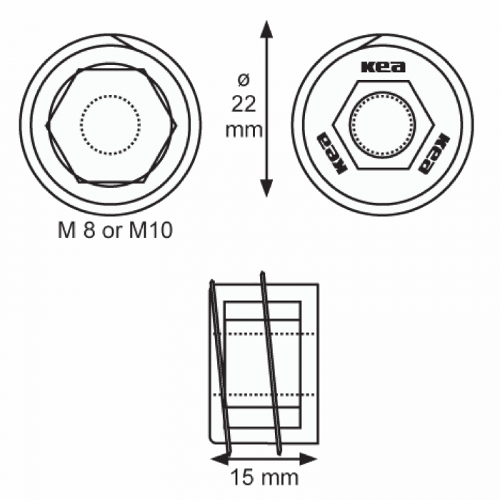 Tischbeinverbinder Tischbeinbeschlag KEA rund oder eckig